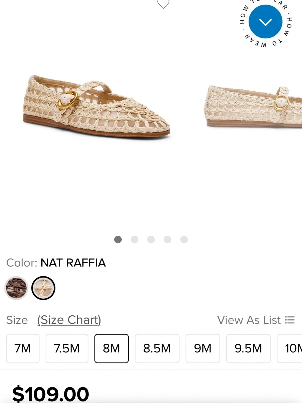 Beige Woven Mary Jane Flats - Steve Madden